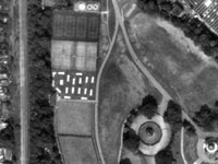 Mesnes Park aerial, 1974